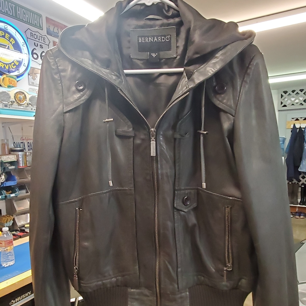 Women's Leather Bernardo Jacket